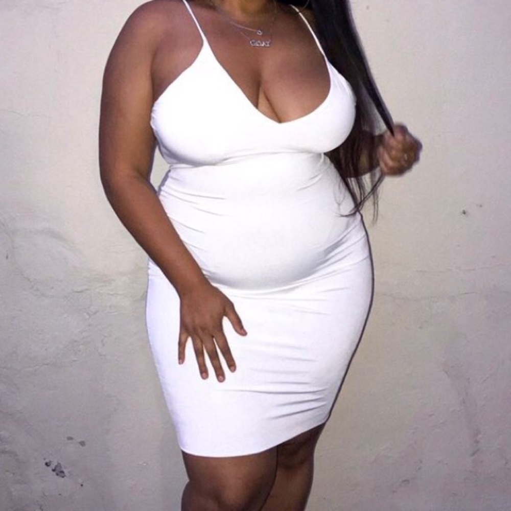 White Strap Dress